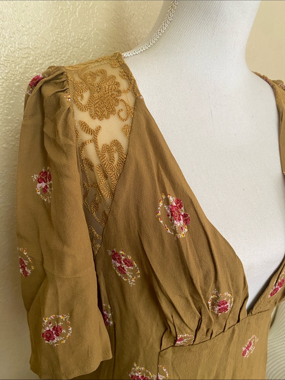 Free People Mockingbird Lace Mini Dress - Picture 2 of 6